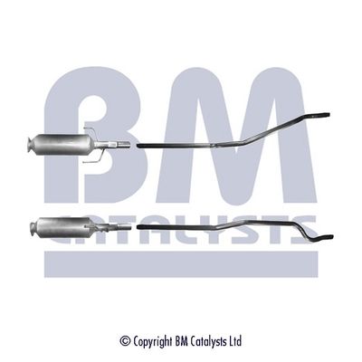 BM CATALYSTS Сажевый / частичный фильтр, система выхлопа ОГ BM11019